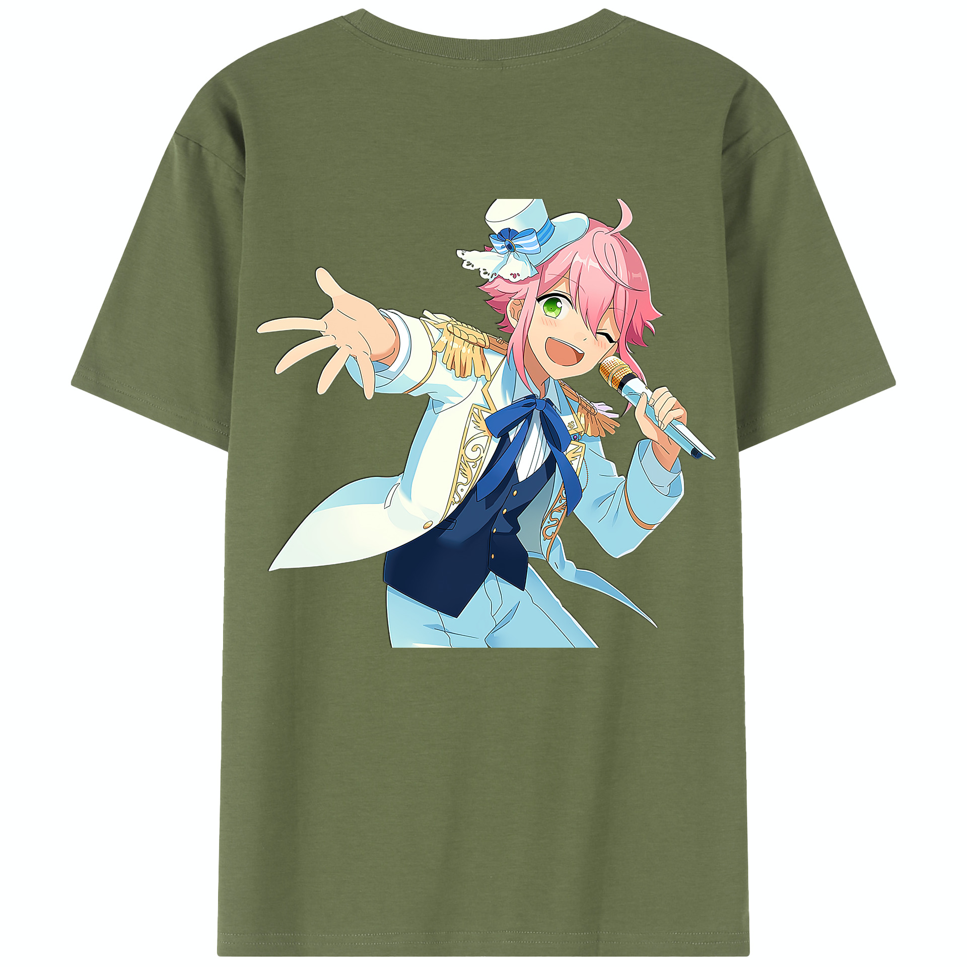 （画像用） あんさんぶるスターズ! Ensemble Stars 綿100％半袖Tシャツ（背面プリント）